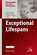 Cover: Exceptional Lifespans - Springer