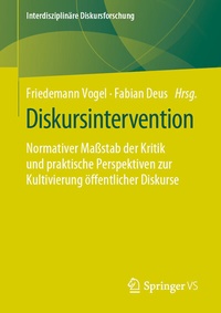 Enlarge image Cover: Diskursintervention - Springer VS