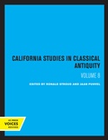 Cover: California Studies in Classical Antiquity, Volume 8 - University of California Press