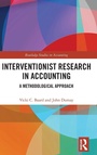 Cover: Interventionist Research in Accounting - Routledge