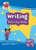 Cover: Writing Activity Book for Ages 4-5 (Reception) - Coordination Group Publications Ltd (CGP)