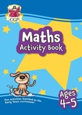 Cover: Maths Activity Book for Ages 4-5 (Reception) - Coordination Group Publications Ltd (CGP)