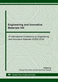 Cover: Engineering and Innovative Materials VIII - Trans Tech Publications Ltd