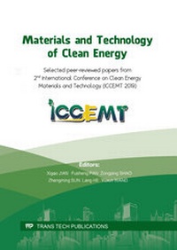 Enlarge image Cover: Materials and Technology of Clean Energy - Trans Tech Publications Ltd