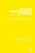 Cover: Nuclear Disengagement in Europe - Routledge