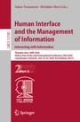 Cover: Human Interface and the Management of Information. Interacting with Information - Springer