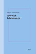 Cover: Operative Epistemologie - Meiner