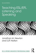 Cover: Teaching ESL/EFL Listening and Speaking - Routledge