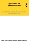 Cover: Questions of Anthropology - Routledge