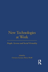 Enlarge image Cover: New Technologies at Work - Routledge