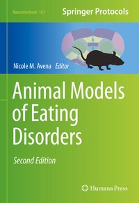 Enlarge image Cover: Animal Models of Eating Disorders - Humana