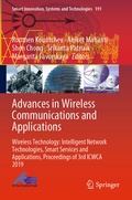 Cover: Advances in Wireless Communications and Applications - Springer