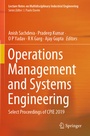 Cover: Operations Management and Systems Engineering - Springer