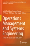 Cover: Operations Management and Systems Engineering - Springer