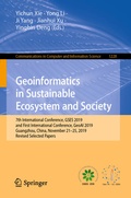 Cover: Geoinformatics in Sustainable Ecosystem and Society - Springer