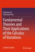 Cover: Fundamental Theories and Their Applications of the Calculus of Variations - Springer