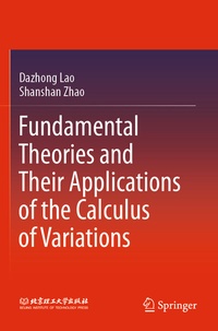 Abbildung von: Fundamental Theories and Their Applications of the Calculus of Variations - Springer