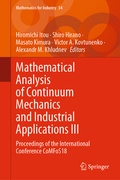 Cover: Mathematical Analysis of Continuum Mechanics and Industrial Applications III - Springer