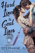 Cover: Hard Lines & Goal Lines (Fast Ice, #2) - Stephanie Julian