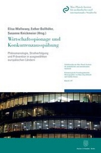 Abbildung von: Wirtschaftsspionage und Konkurrenzausspähung. - Duncker & Humblot