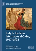 Cover: Italy in the New International Order, 1917-1922 - Palgrave Macmillan