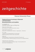 Cover: Displaced-Persons-Forschung in &Ouml;sterreich und Deutschland - V&R unipress