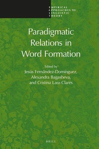 Enlarge image Cover: Paradigmatic Relations in Word Formation - Brill