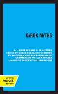 Cover: Karok Myths - University of California Press