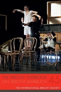 Cover: The Brecht Yearbook / Das Brecht-Jahrbuch 45 - Camden House Inc