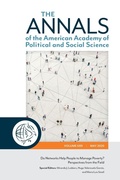 Cover: The ANNALS of the American Academy of Political and Social Science - SAGE Publications Inc