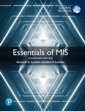 Cover: Essentials of MIS, Global Edition - Pearson