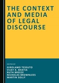Cover: Context and Media of Legal Discourse - Cambridge Scholars Publishing