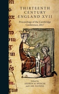 Cover: Thirteenth Century England XVII - Boydell Press