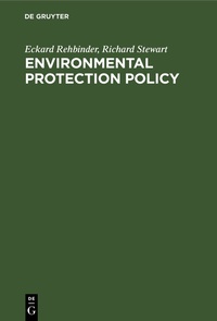 Enlarge image Cover: Environmental Protection Policy - De Gruyter