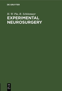 Enlarge image Cover: Experimental Neurosurgery - De Gruyter