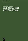 Cover: Old Testament Introduction - De Gruyter