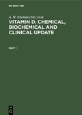 Cover: Vitamin D. Chemical, Biochemical and Clinical Update - De Gruyter