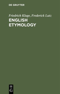 Abbildung von: English Etymology - De Gruyter