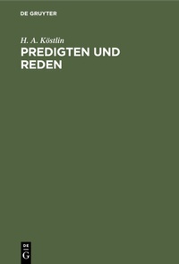 Abbildung von: Predigten und Reden - De Gruyter
