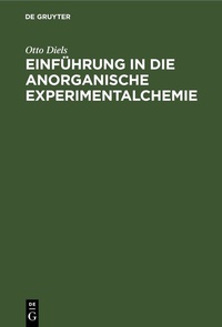 Bild: Einführung in die anorganische Experimentalchemie - De Gruyter