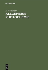 Abbildung von: Allgemeine Photochemie - De Gruyter