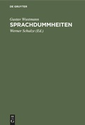 Cover: Sprachdummheiten - De Gruyter