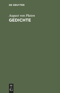 Cover: Gedichte - De Gruyter