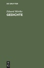 Cover: Gedichte - De Gruyter