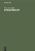 Cover: Strafrecht - De Gruyter