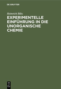 Bild: Experimentelle Einführung in die unorganische Chemie - De Gruyter