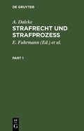 Abbildung von: Strafrecht und Strafprozeß - De Gruyter