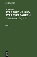 Abbildung von: Strafrecht und Strafverfahren - De Gruyter