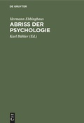 Cover: Abriss der Psychologie - De Gruyter