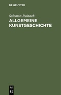 Cover: Allgemeine Kunstgeschichte - De Gruyter